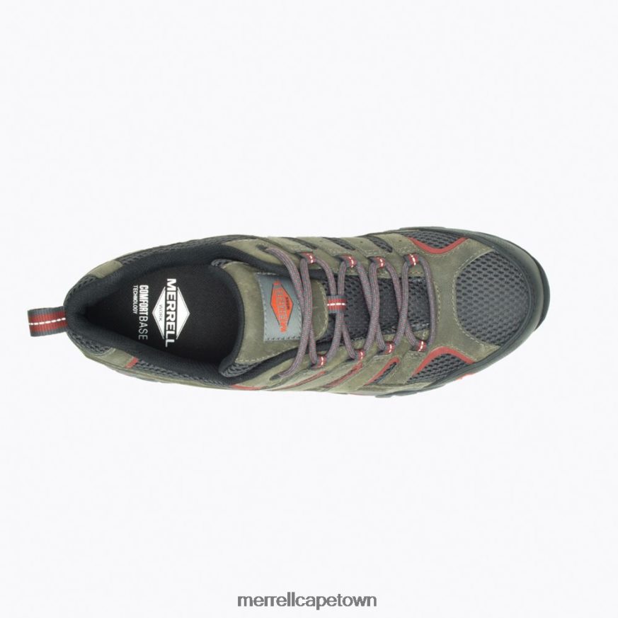 Pewter F60FX2370 Moab Vertex Vent Comp Toe Work Shoe (J11121) Merrell