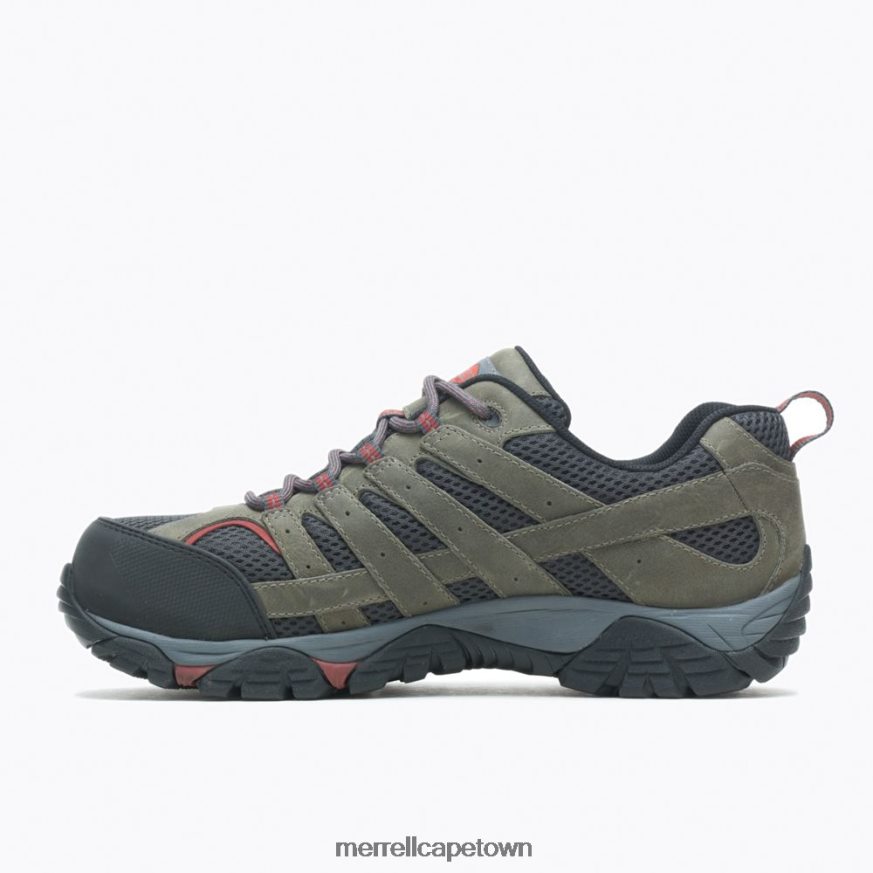Pewter F60FX2370 Moab Vertex Vent Comp Toe Work Shoe (J11121) Merrell