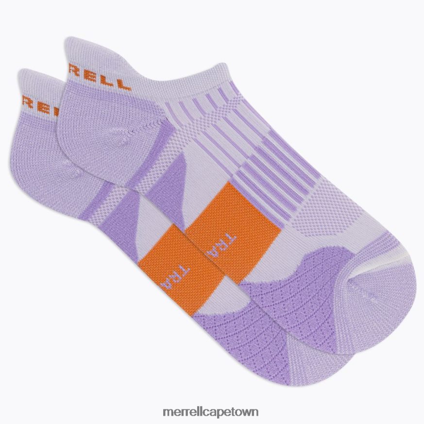 Purple F60FX2420 Cushion Trail Runner Tab Sock (JSS27023-500) Merrell