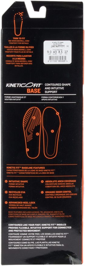 Recovery F60FX21288 Kinetic Fit Base AL Footbed (JAFAPWM) Merrell