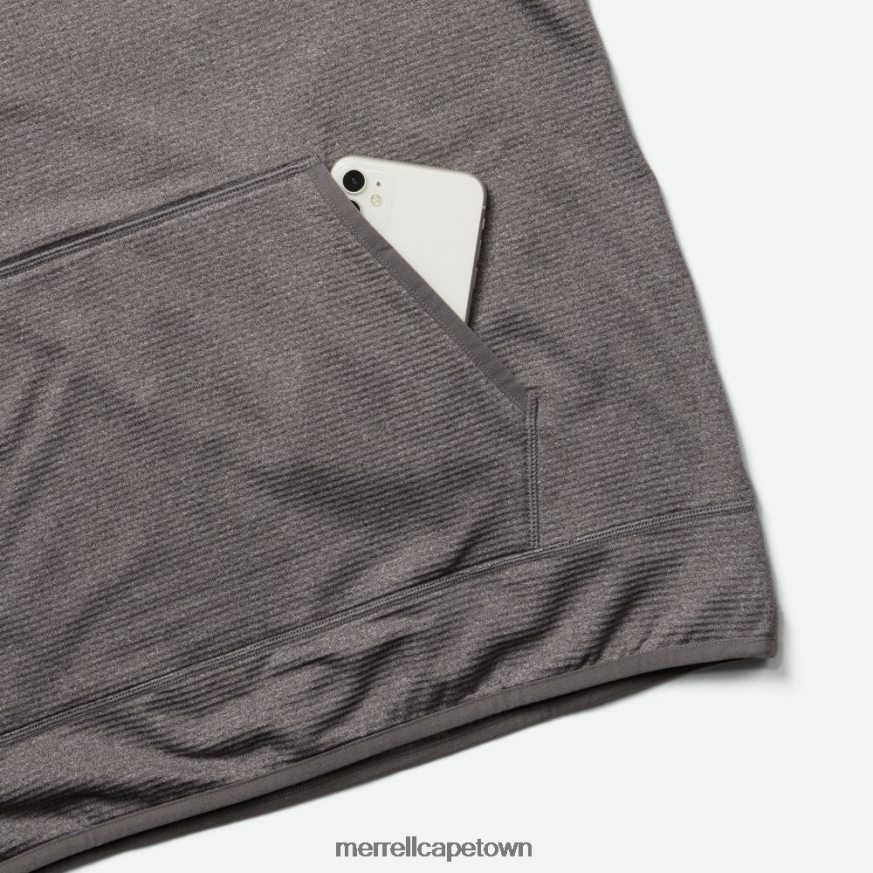 Rock Heather F60FX21199 Geotex Pullover Hoody (JWS26358-059) Merrell