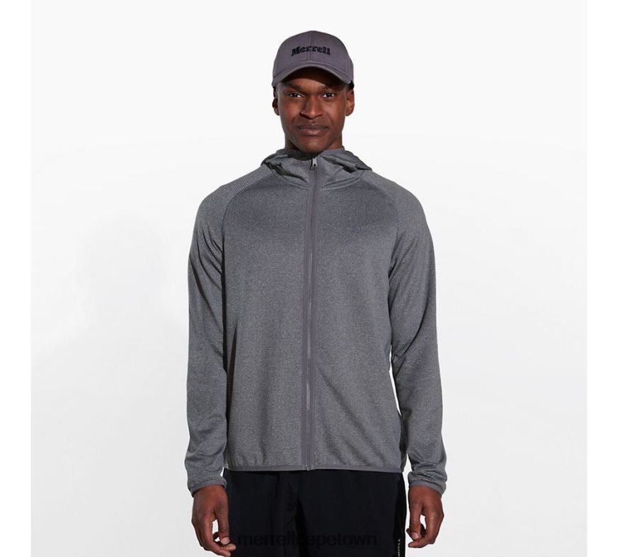 Rock Heather F60FX2550 Geotex Full Zip Hoodie (JMS26325-059) Merrell