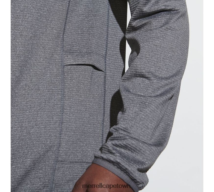 Rock Heather F60FX2550 Geotex Full Zip Hoodie (JMS26325-059) Merrell