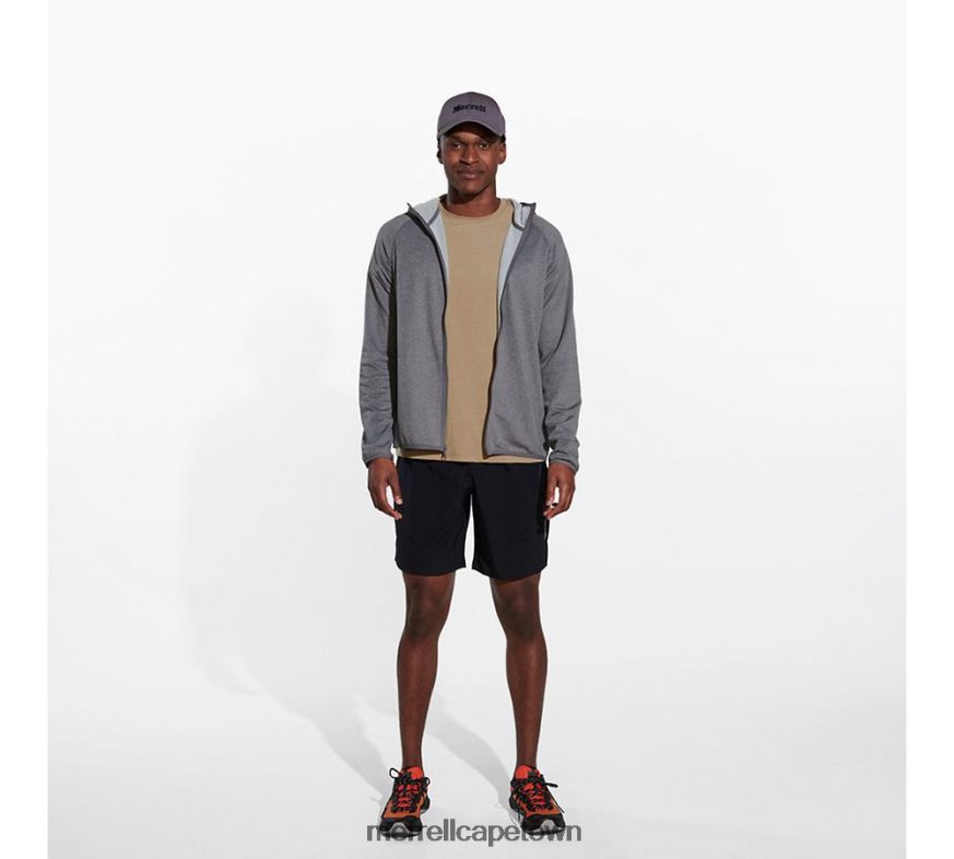 Rock Heather F60FX2550 Geotex Full Zip Hoodie (JMS26325-059) Merrell