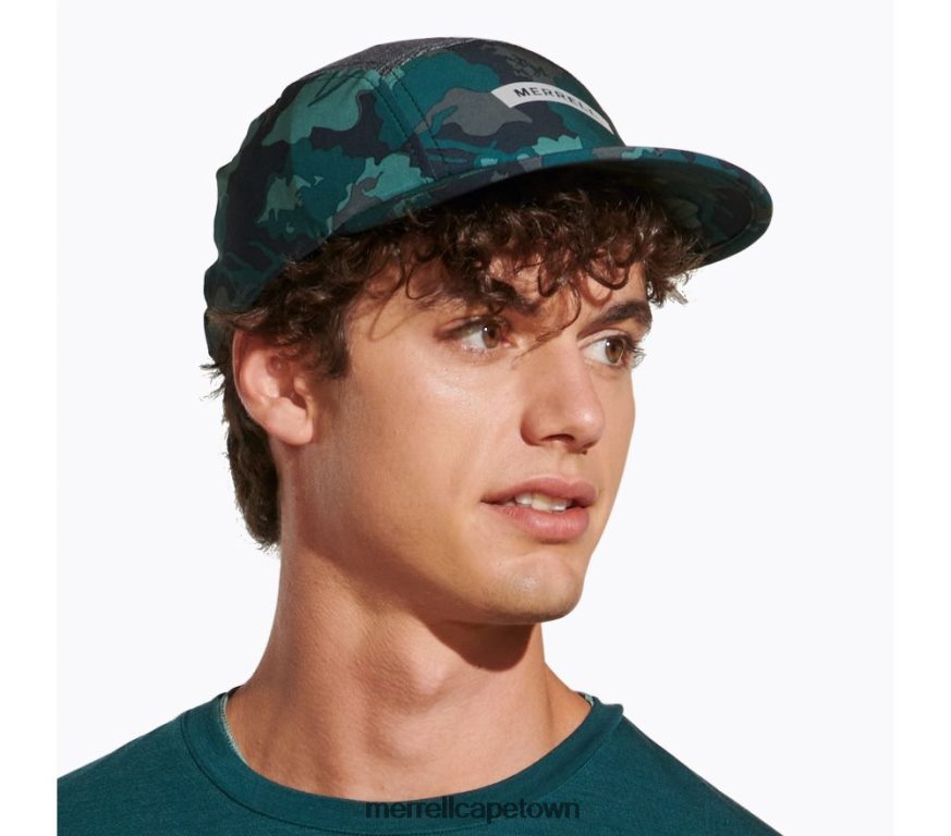 Sea Moss Leaf Print F60FX2393 Trail Running Hat (JAF26640-330) Merrell