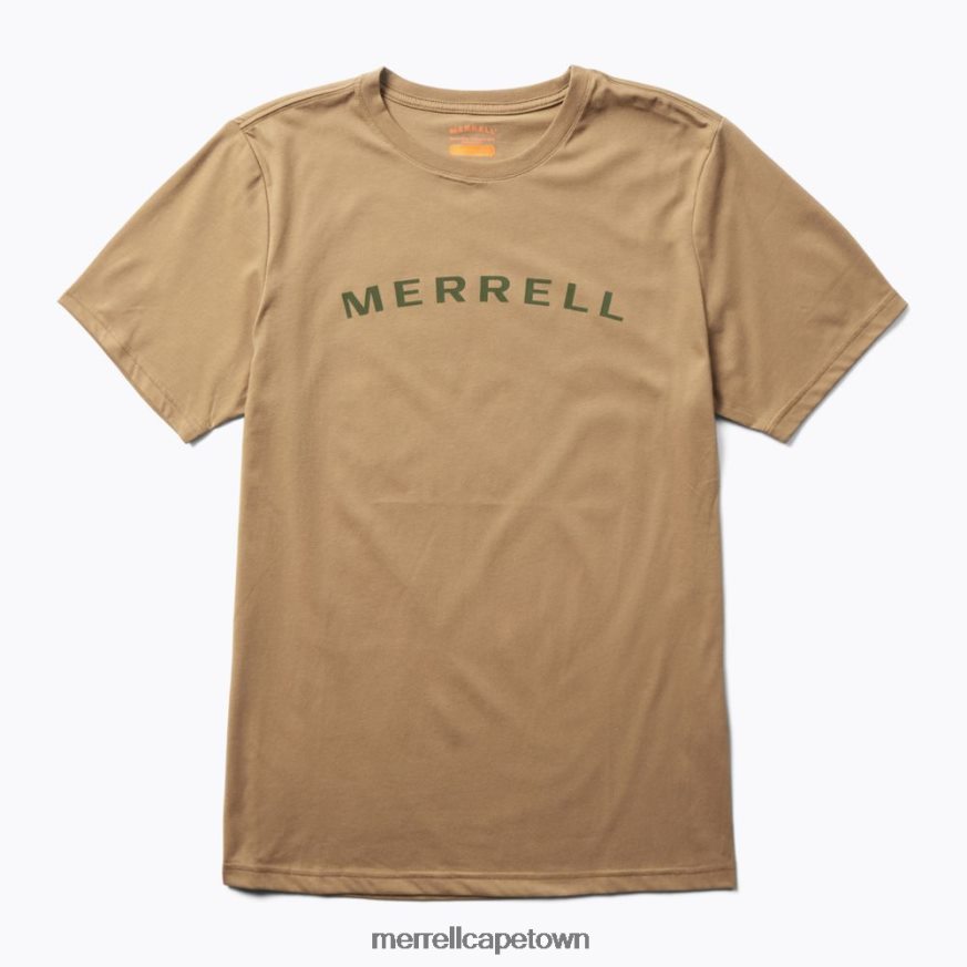 Sepia Tint F60FX2586 Wordmark Short Sleeve Tee (JMS26332-176) Merrell