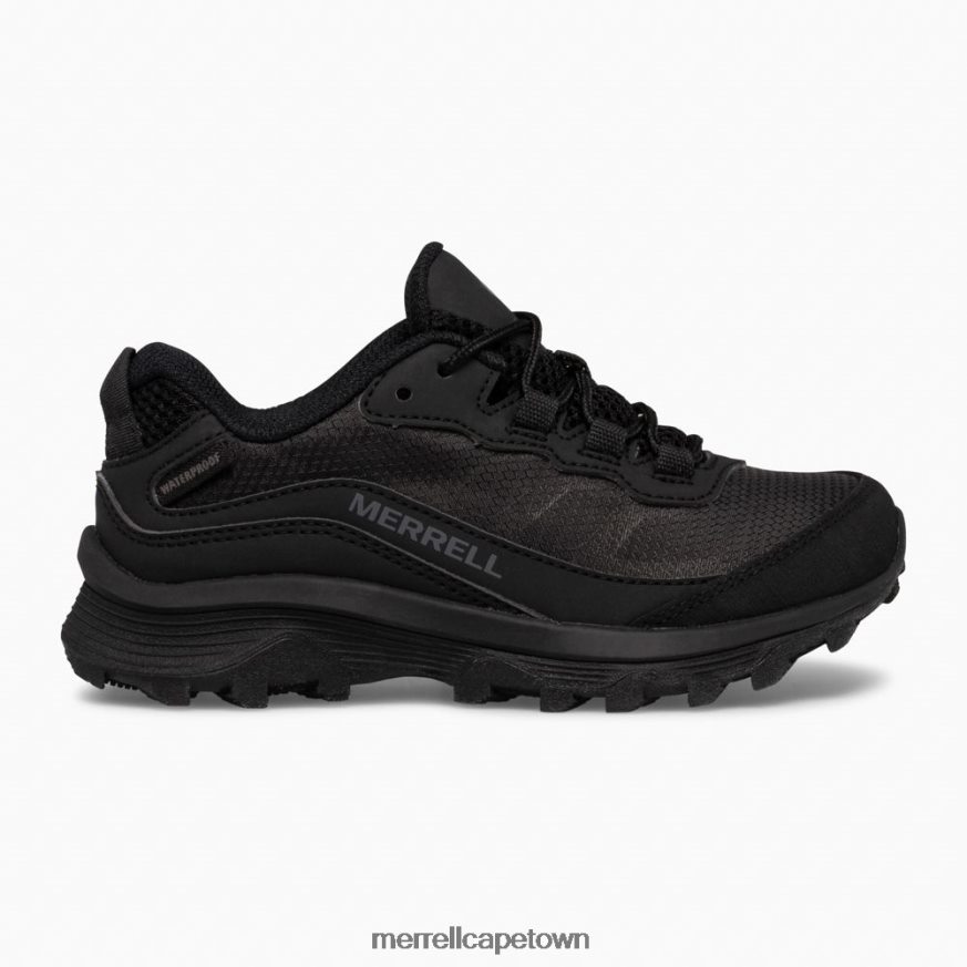 Triple Black F60FX21377 Moab Speed Low Waterproof (MK265866) Merrell