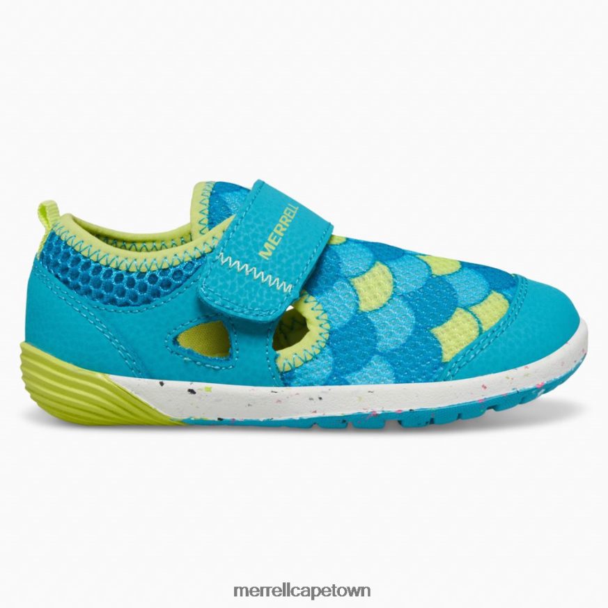 Turquoise/Lime F60FX21394 Bare Steps H2O Sneaker (ML166803) Merrell