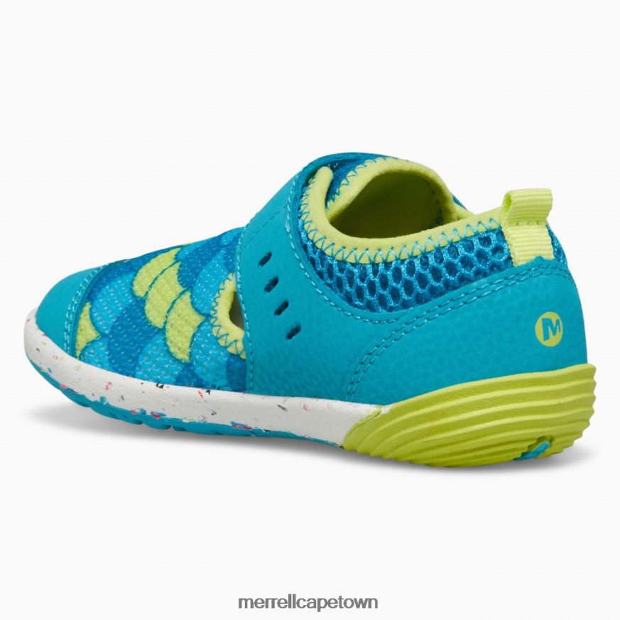Turquoise/Lime F60FX21394 Bare Steps H2O Sneaker (ML166803) Merrell
