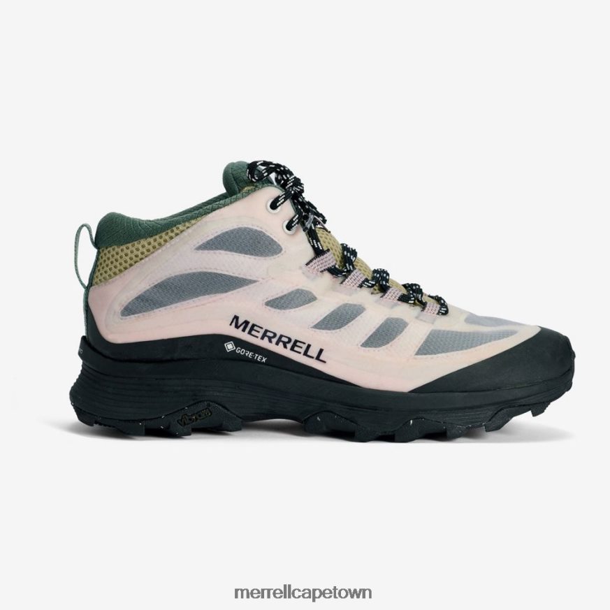 White/Pink F60FX21339 Moab Speed Mid GORE-TEX X Sweaty Betty (J500228) Merrell