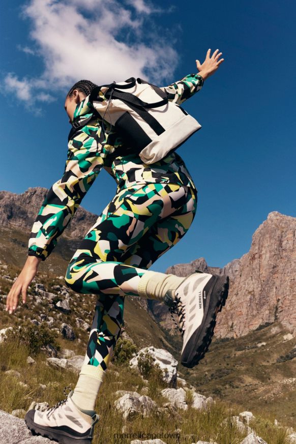 White/Pink F60FX21339 Moab Speed Mid GORE-TEX X Sweaty Betty (J500228) Merrell