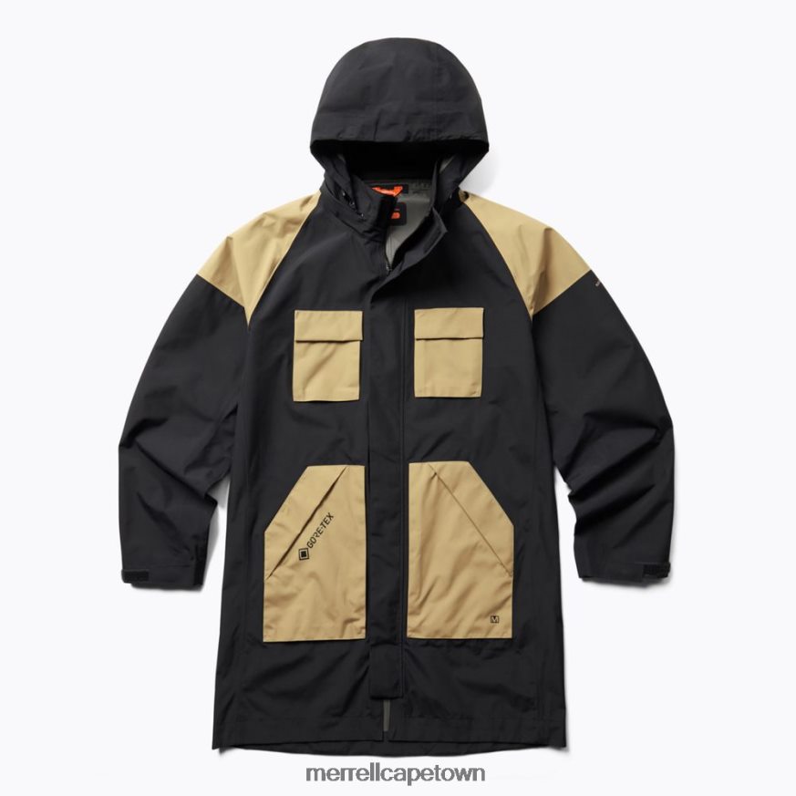 Black F60FX2796 GORE-TEX Cargo Pocket Parka (JMF26677-010) Merrell