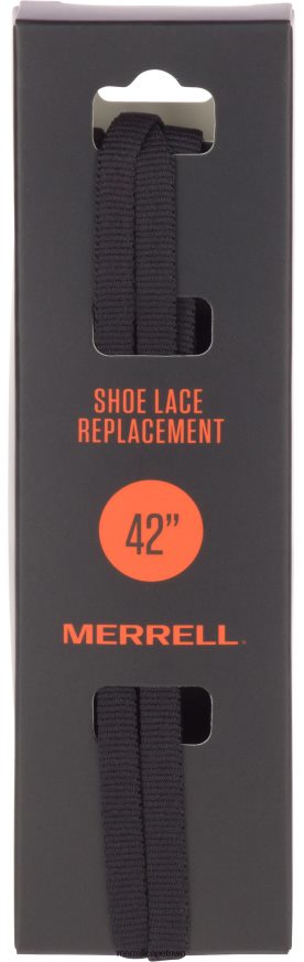 Black F60FX2338 Flat Shoe Laces (JAS25086-010) Merrell