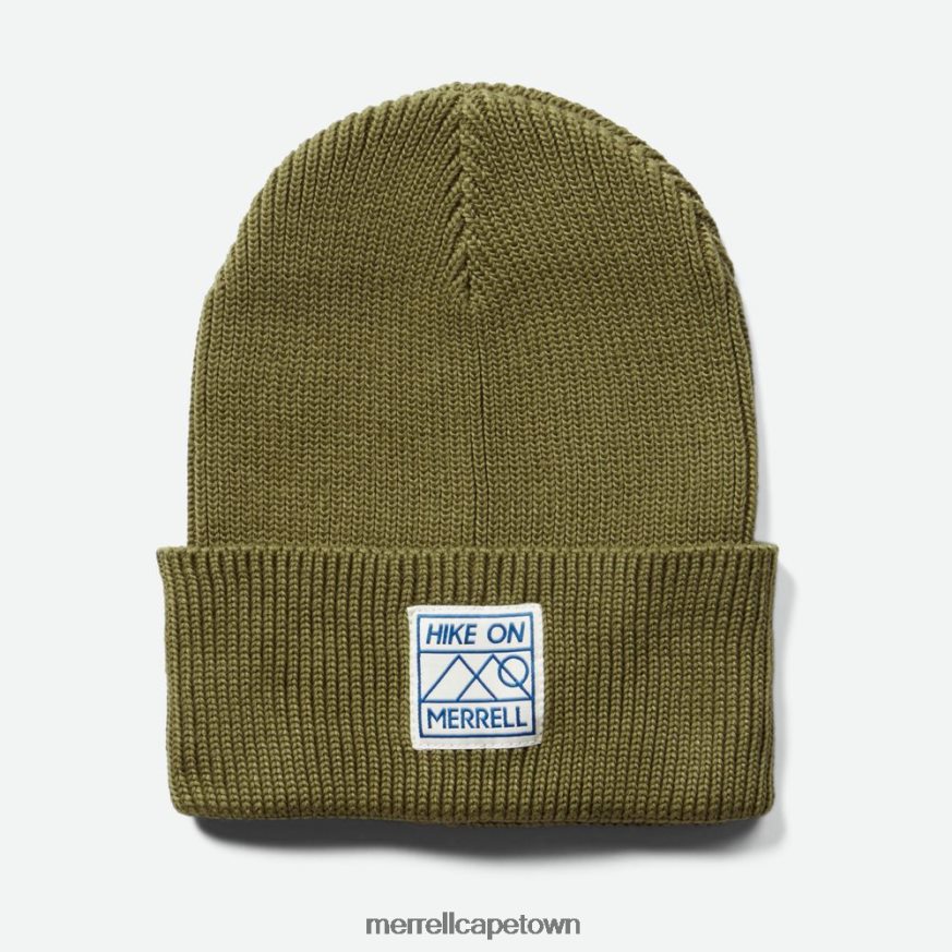 Martini Olive F60FX2317 Hike On Patch Beanie (JAF26662-174) Merrell