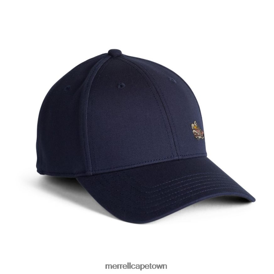Navy F60FX2545 Moab Twill Elastic Hat (JAS26449-353) Merrell