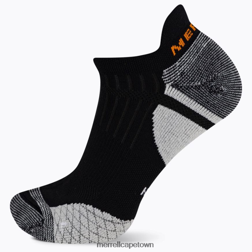 Black F60FX2417 Cushion Trail Runner Tab Sock (JSS27023-010) Merrell