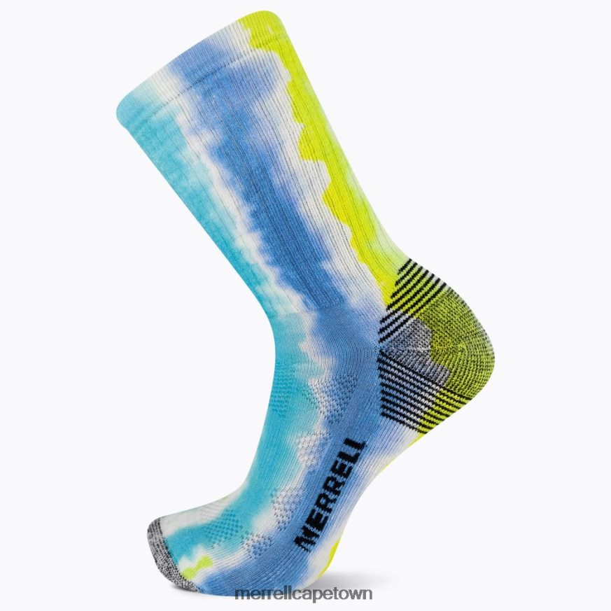 Blue Multi F60FX2303 Moab 360 Print Painted Stripes Crew Sock (JSS27003-401) Merrell
