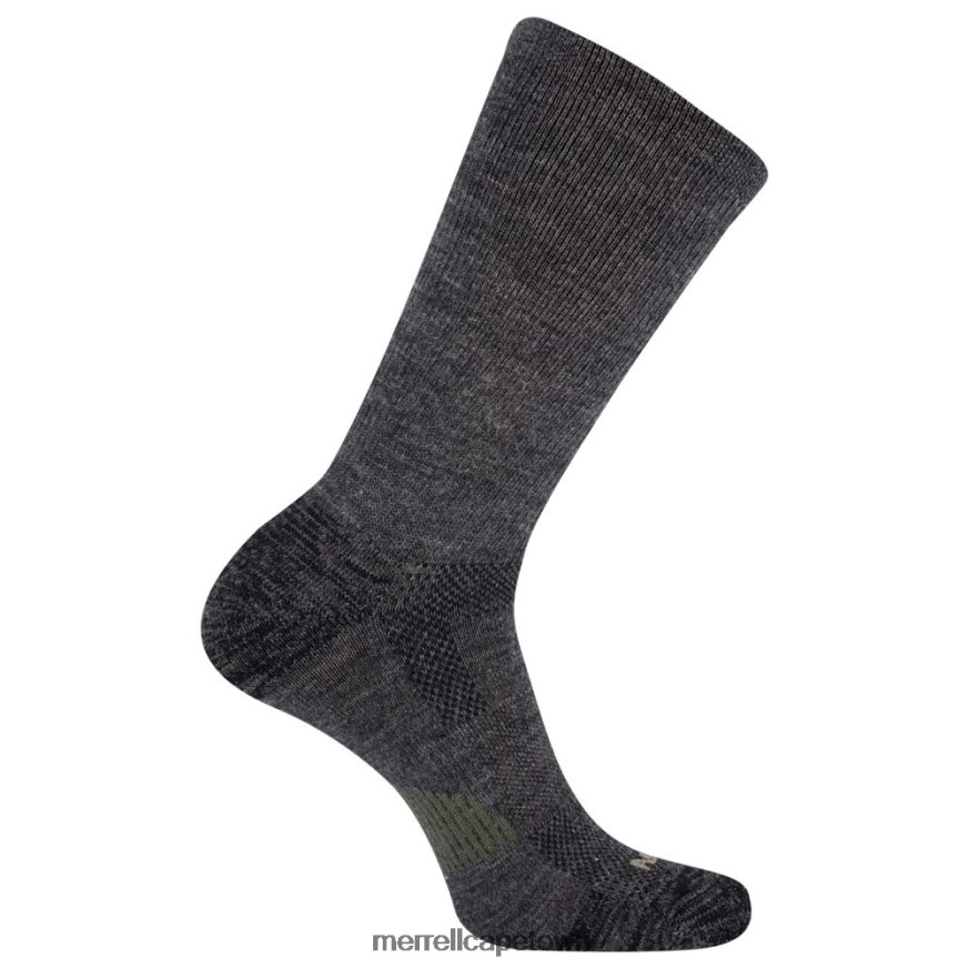 Charcoal Heather F60FX2778 Lightweight Hiker Crew Sock (JSF26191-011) Merrell
