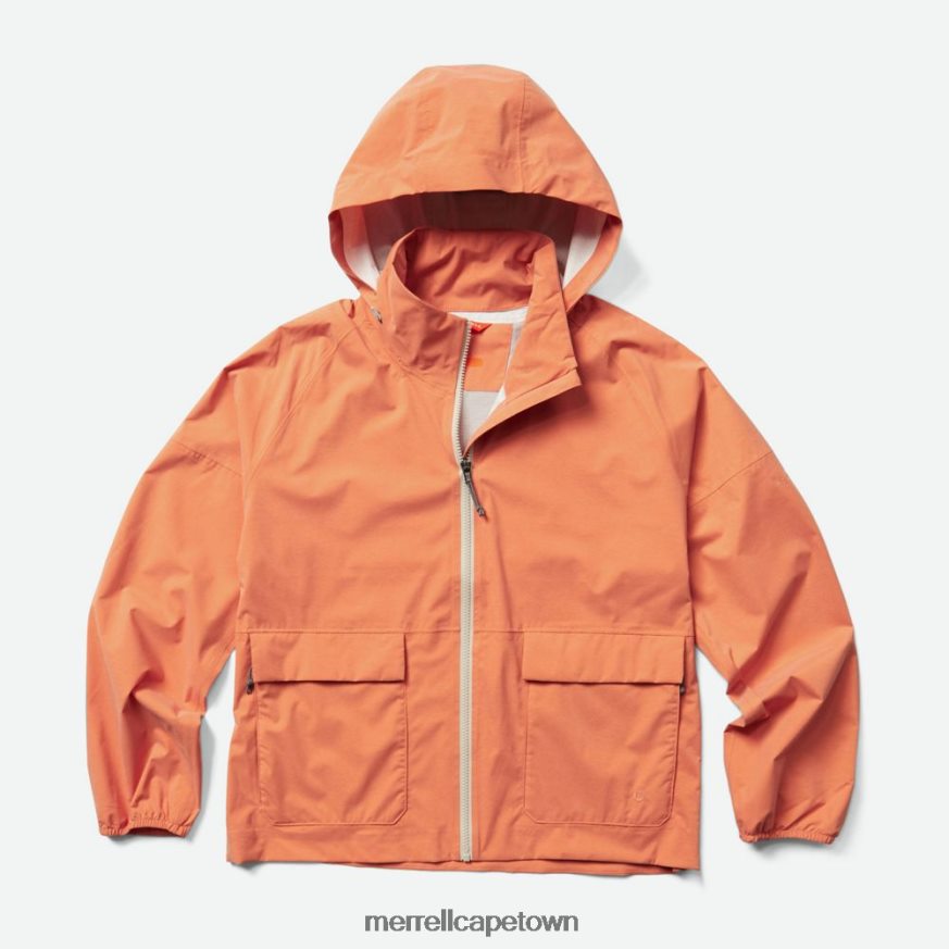 Sunbaked Heather F60FX21186 Alpine Packable Rain Shell (JWS26352-781) Merrell